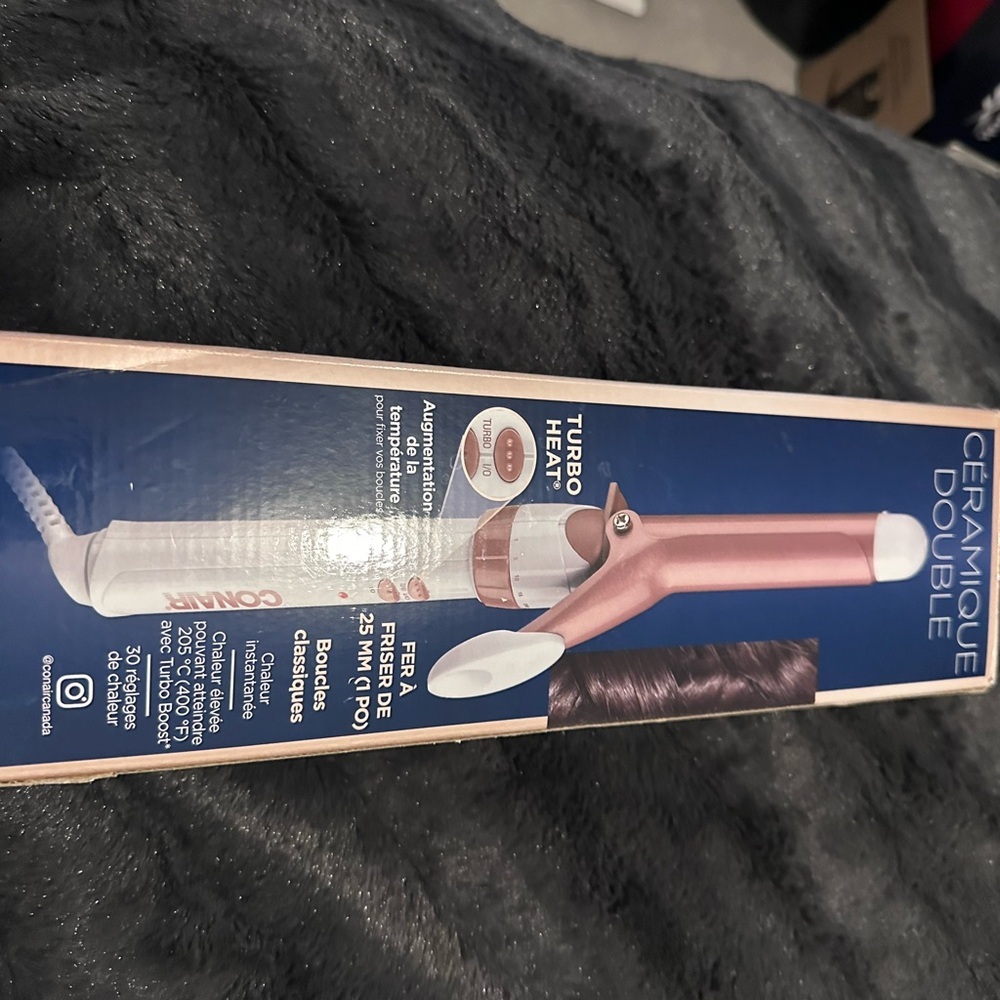 Ceramic Double Hair Curler - Pink